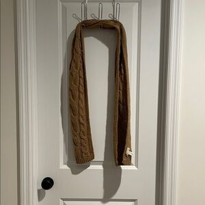 Michael Kors Tan Cable Knit Scarf